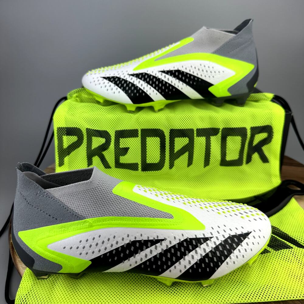 Adidas Predator Accuracy + FG Men's 7.5 Womens 8.5 Laceless Soccer Cleats GZ2604
